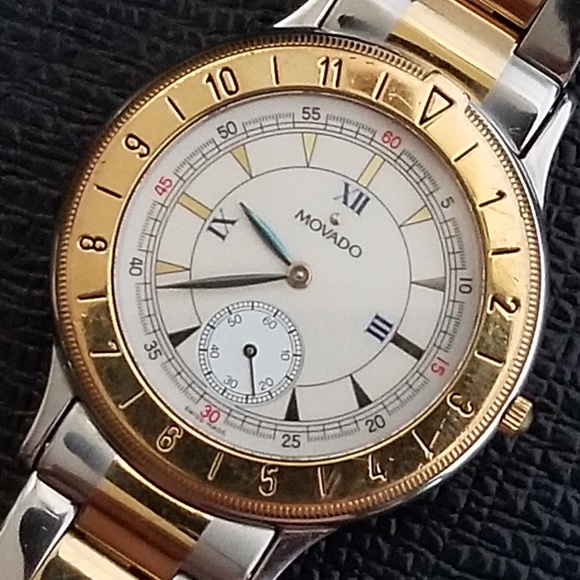 Movado Other - Movado Vintage Swiss Timepiece Stainless &Goldtone
